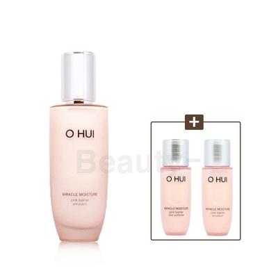 O HUI Miracle Moisture Pink Barrier Emulsion 130ml Sonderset (+ 20 ml Reise-Hautlotion wird mitgeliefert)