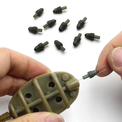 10 pezzi perline a cambio rapido attrezzatura da pesca alla carpa attrezzatura da pesca con ganci metodo alimentatori accessori per la pesca alla carpa attrezzatura