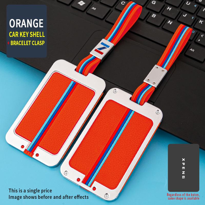 XPeng P7 Card Key Case with NFC Shell for NIO ES6/ES8/EC6 - Unisex Key Bag with Buckle