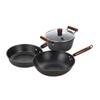 Sanhe Nitrided Hammered Iron Pot Set