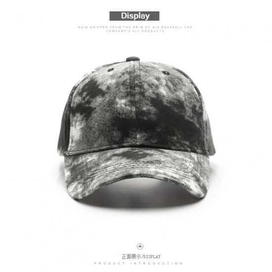 Outdoor spring and autumn unisex travel sports sun hat, street-style tie-dye baseball cap