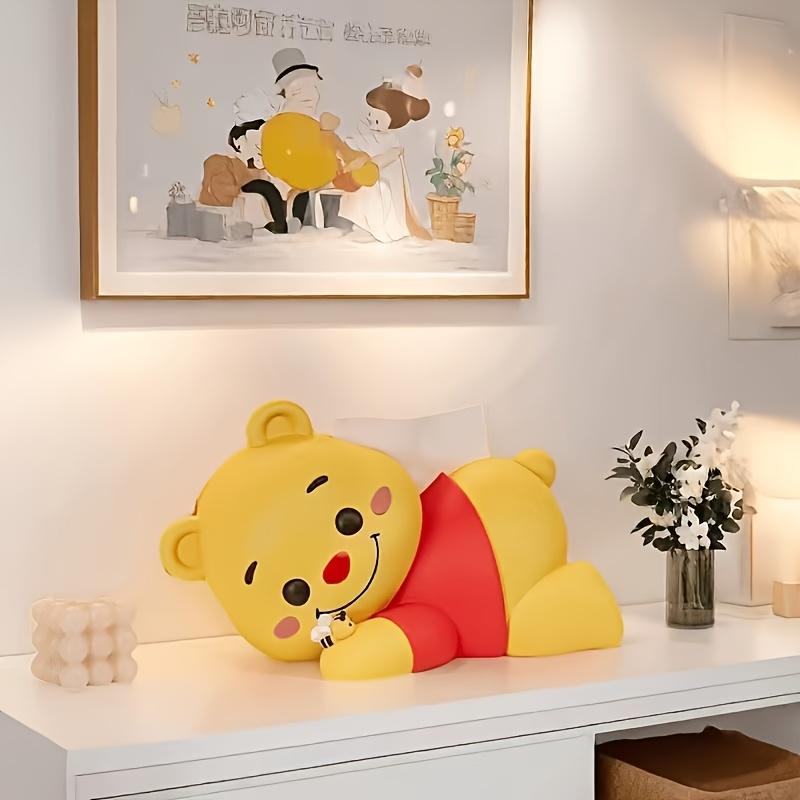 Disney Winnie The Pooh Desktop Storage Desk Supplies Creative Style Living Room Decorations Exquisite Collectible Decorations