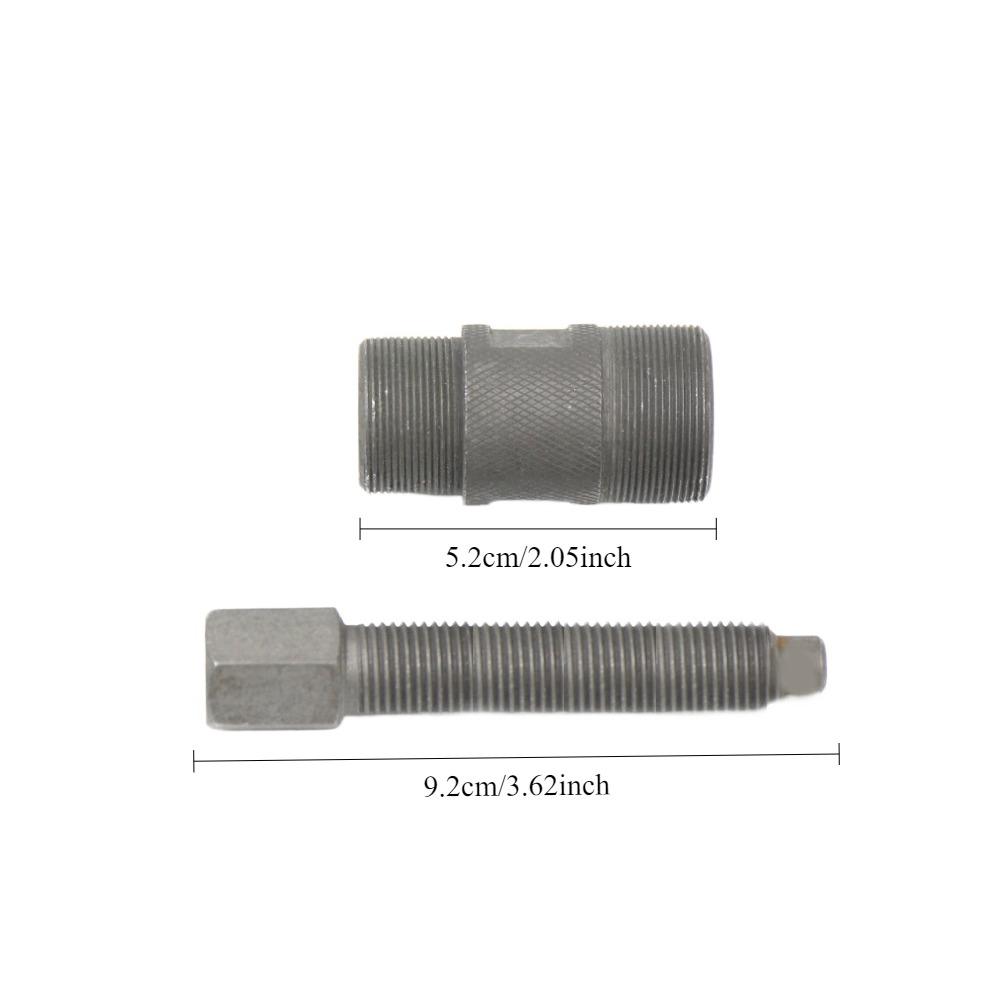 Engine Magnetic Motor Flywheel Puller Dual Head Coding Rotor Puller 24/27mm Screw Motorcycle Repair Tool