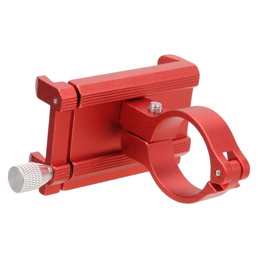 Phone Mount High Hardness Light Corrosion Resistance Firmly Install for for 31.8mm 25.4mm 22.2mm HandlebarsRed