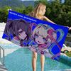Psychological Visual Game NEEDY GIRL OVERDOSE Big Microfiber Beach Towels Quick Dry Towel Sand Beach Towels Pool Towel