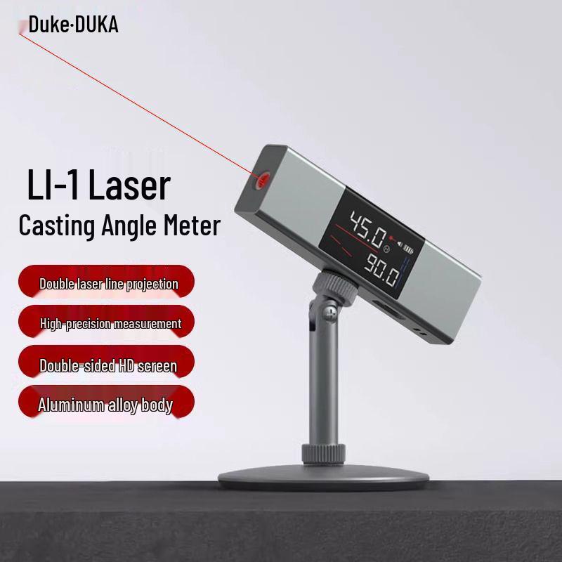 Duke Laser Angle Meter & Electronic Level - Portable Mini Infrared High-Precision Measuring Tool