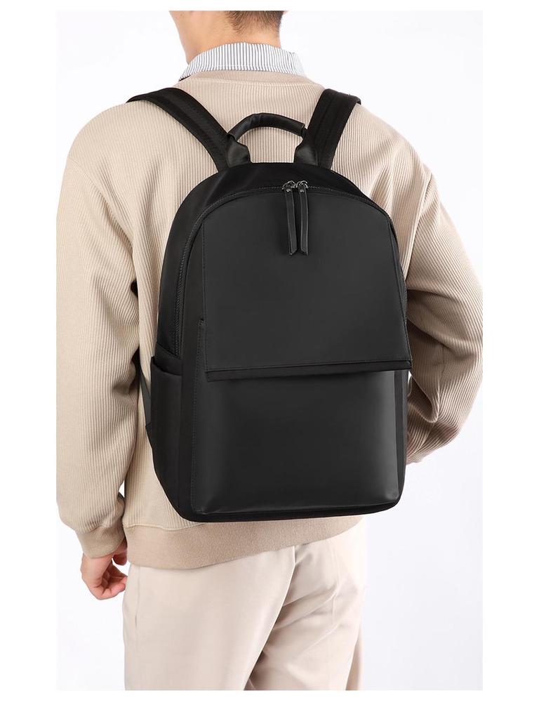 Men's Oxford Cloth Travel & Business Backpack - Lightweight, Large Capacity, Ideal for Commuting, Autumn & Winter Use