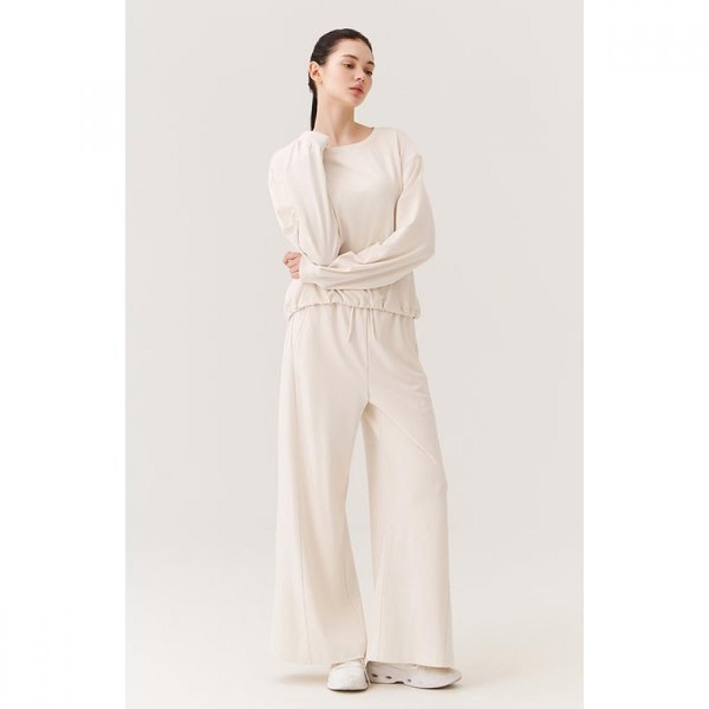 Huit Washed Wide Fit Banding Pants Htwpn5k01t