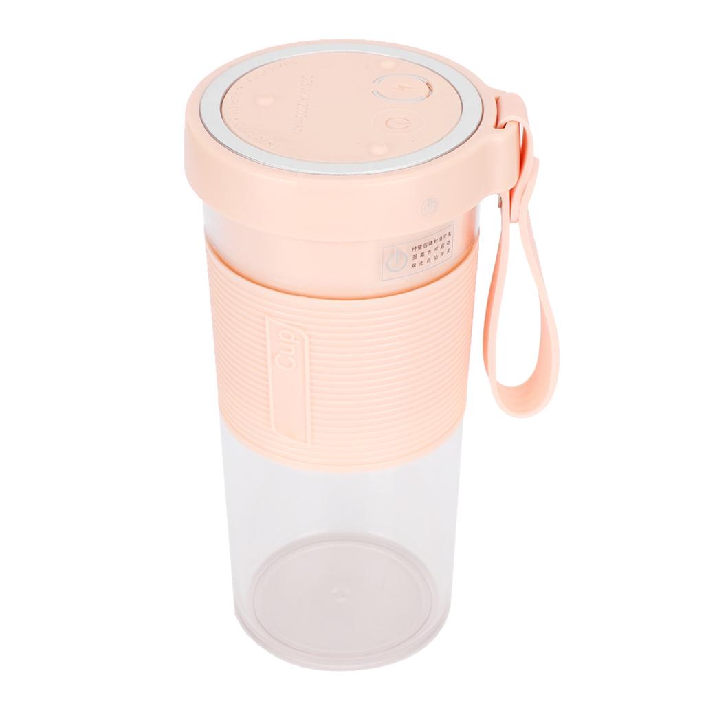 Portable Electric Fruit Juicing Cup Three Leaf Cutter Head Juicer Mixer 2000mah for Travel Home USB