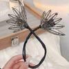 Whale Tail Rhinestone Flower Hair Clip Hair Bun Maker Bundle Lazy Hair Curler Hair Accessories Hair Styling Tool