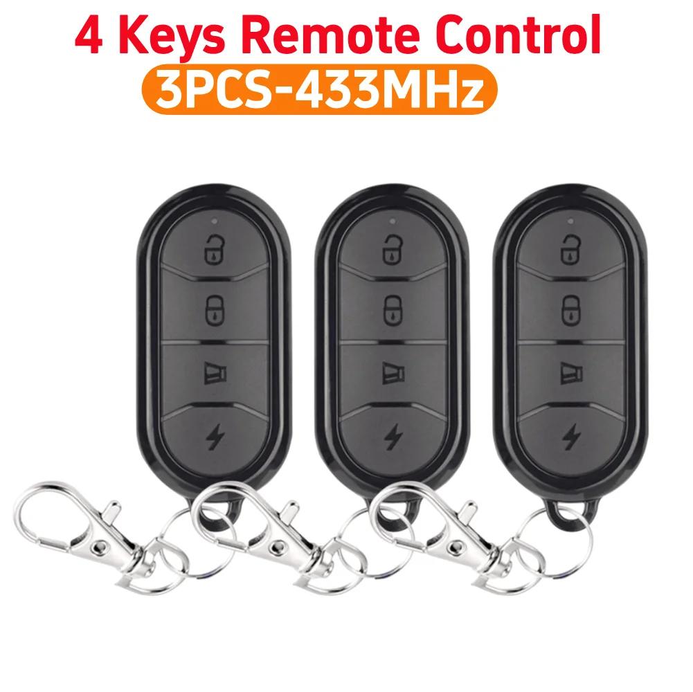 315 MHz/433 MHz Clone Remote Control Universal Copy Remote Controller 4 Buttons Replacement Key Fob for Vehicle Car Remote
