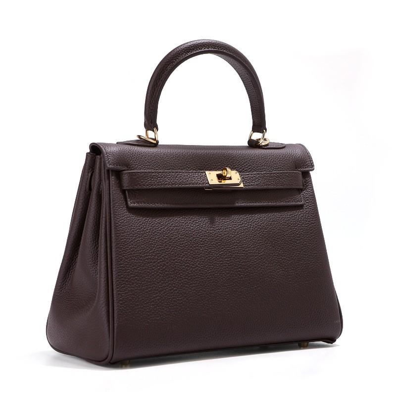 Togo erste Schicht Rindsleder leichter Luxus Leder Damen Tasche hohe Haptik Tasche Schulter Umhängetasche Handtasche Tasche