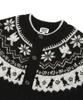 Wacky Willy Nordic Round Cardigan Black