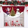 Christmas Outdoor Fan-Shaped Flag Banner Christmas Decor For Home 2026 Cristmas Drop Ornament Xmas Navidad Gift New Year 2027