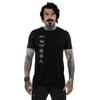 Justice League Herren Spray Logo Baumwoll-T-Shirt