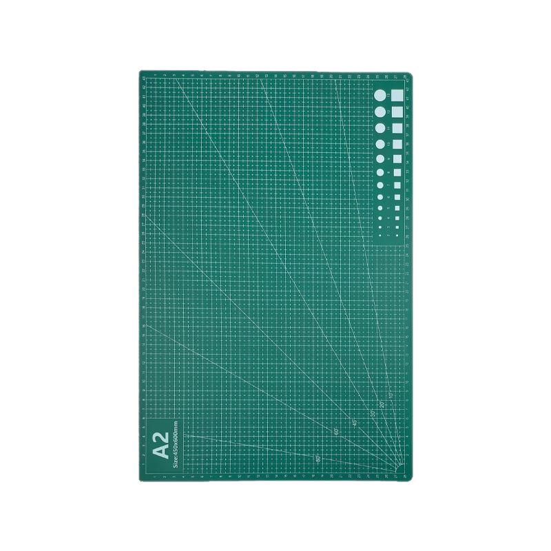A2/A3/A4 Double-Sided Cutting Mat for Desktop Protection and Crafting - Ideal for Carving, Eraser Stamping, and Paper Cutting.