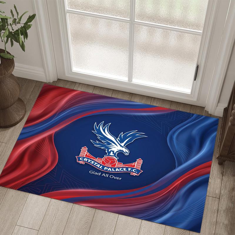 Crystal Palace Design Crystal Velvet Carpet Cozy Non?Slip Printed Rug For Bedroom Living Room Entrance
