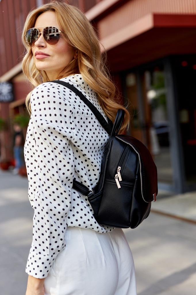 Damenrucksack PTN 6739-0227 Schwarz