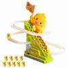 Cartoon Electric Duck Track Toys Cute Interactive Escalator Toy Duck Roller Coaster Toy  Children