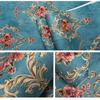 3D Pastoral Flower Non-woven Wallpaper Green European Style Bedroom Living Room Sofa TV Background Wallpaper Papel De Parede A&B