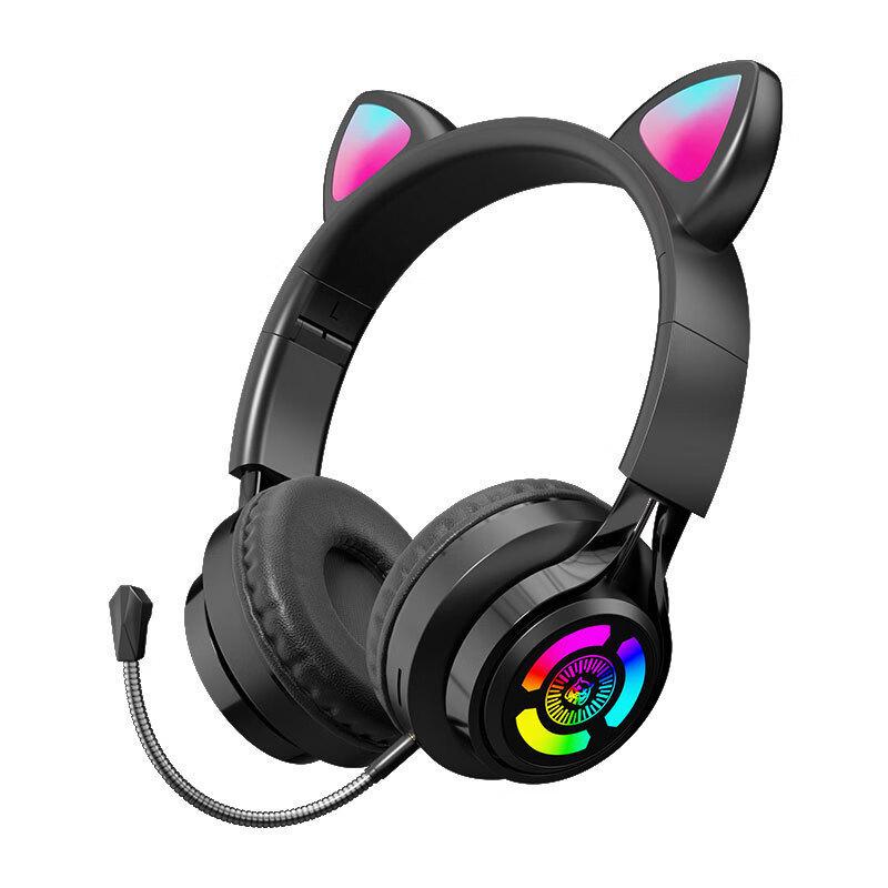 OIMG Luminous Cat Ear Wireless Headset