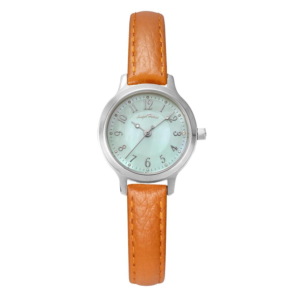 Angel Heart Innocent Time ITN25S-BR-AM Solar Women's Watch Sapphire Blue Pearl 25mm 3 ATM Water Resistant