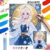Ice Queen Digital Oil Painting Art Kit Handmade Diy Home Decorations