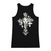 Khan 6312 Ksb0024 Chicano Cross Long Sleeveless - Black