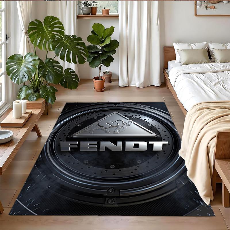 Fendt Print Crystal Velvet Plush Rug Wear?Resistant Anti?Slip Floor Mat For Indoor Household Decoration