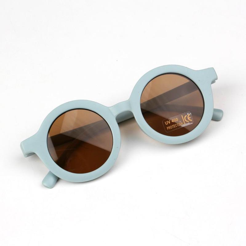 Denmark Matte Round UV400 Foldable Children's Sunglasses