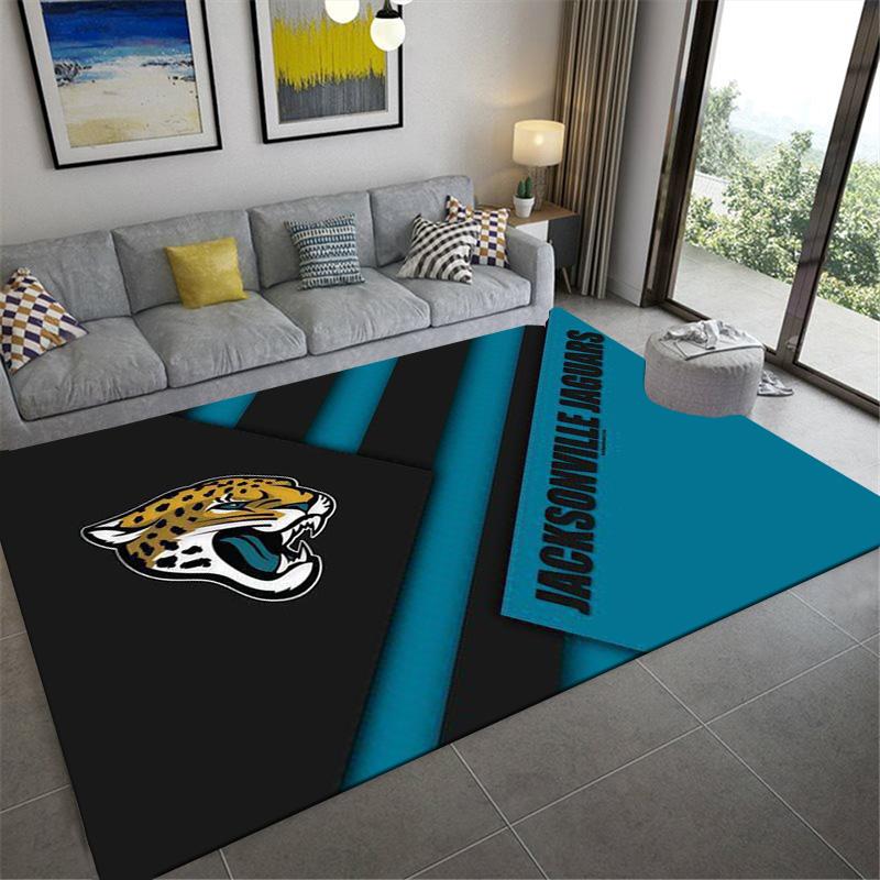Jacksonville Jaguars Logo Carpet Rug for Living Room Bedroom Home Sofa Decoration,Kids Play Non-slip Floor Mat