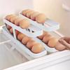 3-1Pc Automatic Rolling Egg Holder Fridge Egg Storage Rack Double-layer Fridge Egg Dispenser Refrigerator Kitchen Food Organizer