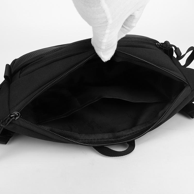 Men's Anti-theft Waist Pack Large Capacity Multi-layer Chest Bag Water Resistant Sling Shoulder Fanny Pouch for Travel Business