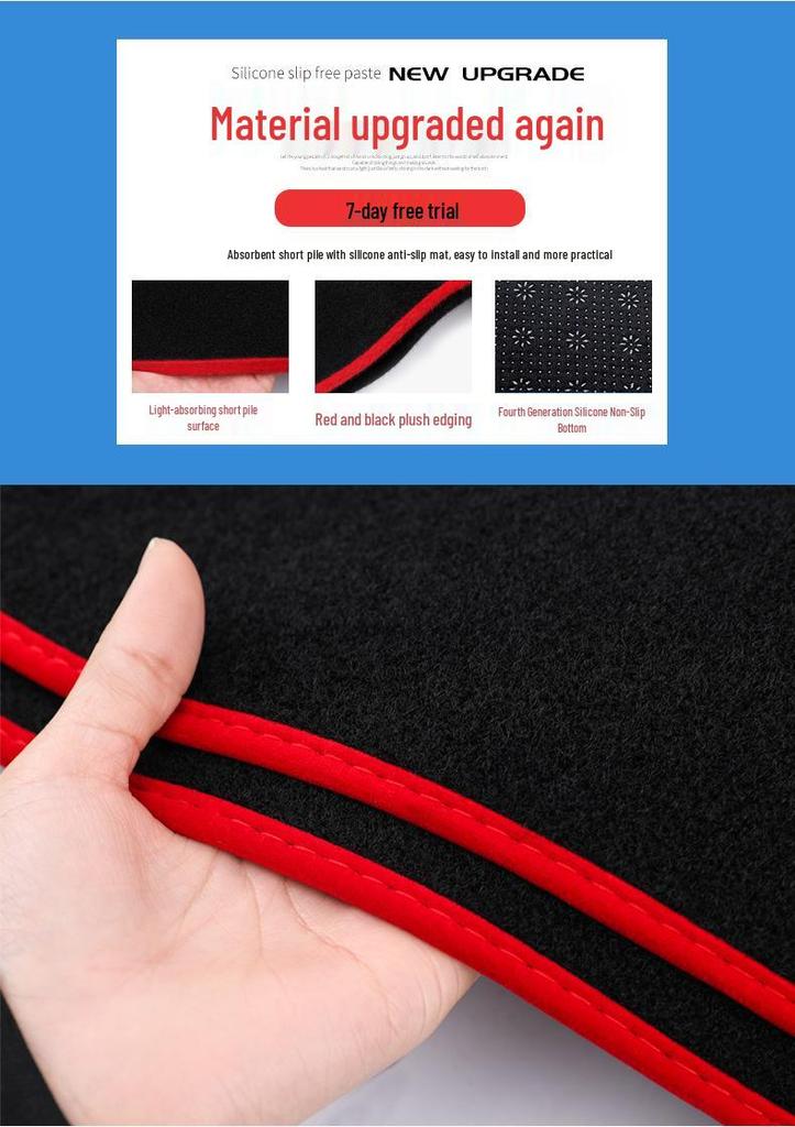 Haval Shenshou Dashboard Anti-glare Sunshade Pad (22-25) - Heat Insulating Console Cover