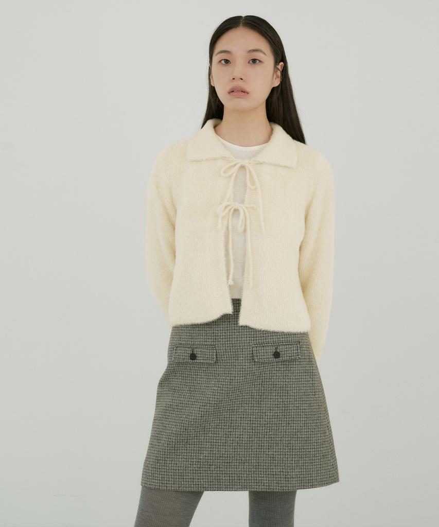 Otte Mini Check Pocket Sk_Gray
