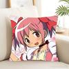 Cute Anime Puella Magi Pillow Case Removable Washable Cushion Cover – All-Season Soft Linen