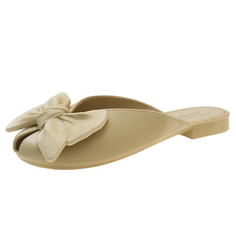 Sandale Plate Casual de Vară pentru Femei, Stil Francez, cu Design de Fluture