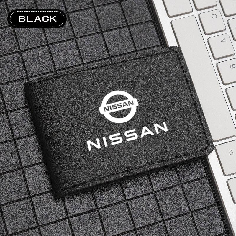 

Car Driving Wallet Card Holder Driver Holder Card Bag For Nissan Qashqai Sylphy Tiida Altima Teana X-Trail Leaf Juke Accessories