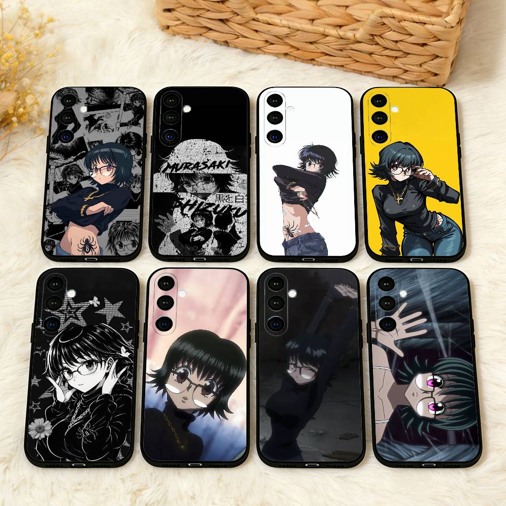 S-Shizuku H-Hunter M-Murasaki Phone Case For Samsung A73,72,71,53,52,51,22,91,80, Soft Black Cover