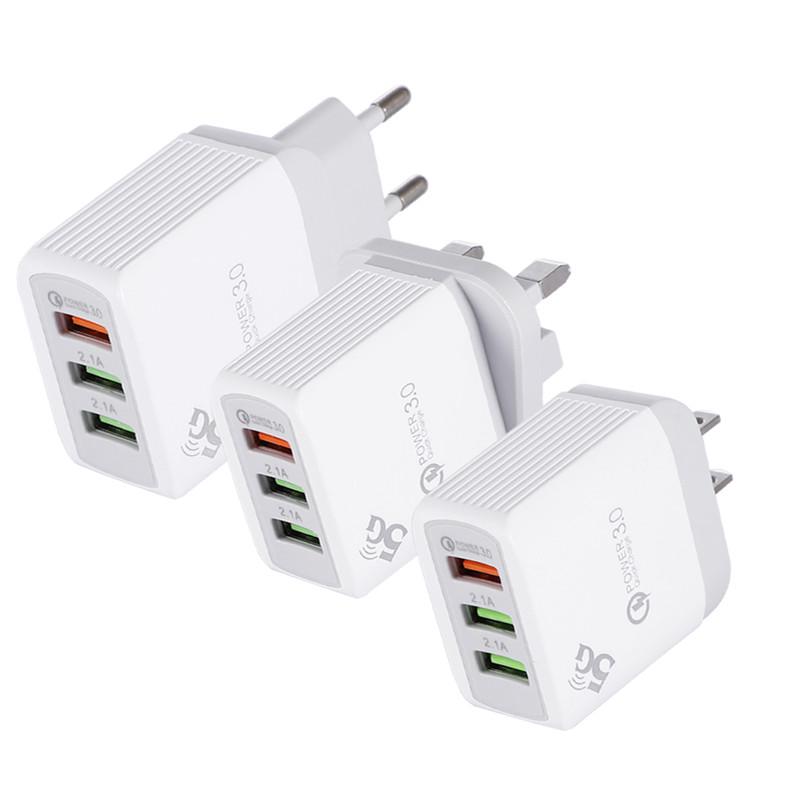 QC3.0 3USB Fast Charge Mobile Phone 