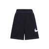 New Sportswear Swoosh Fleece High Rise Shorts Black DM6750-010