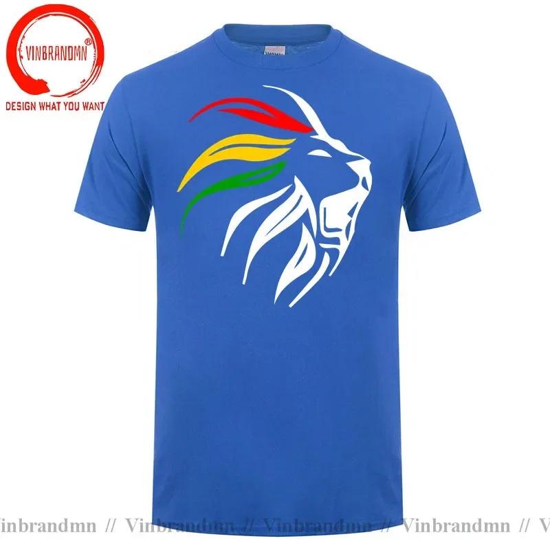 Rasta Lion Rastafari Jamaica Gift For Reggae Lover Tshirt Rasta Lion T Shirt Unisex Hip Hop Streetwear Harajuku Tee Shirt Clothing