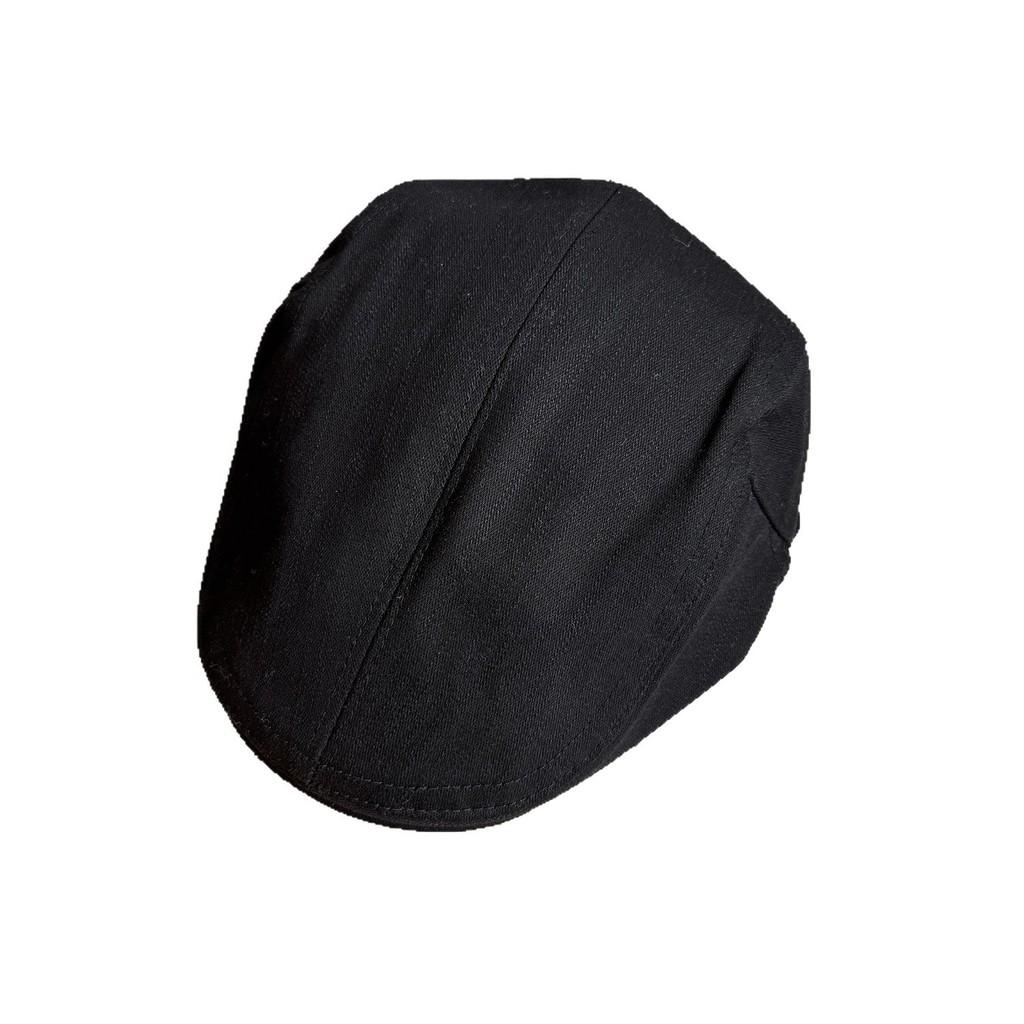 Retro English Elegant Beret With Short Brim And Solid Color Design Outings For