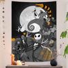 Classic Film The NNightmare BBefore Christmas Anime Figure Jack Tapestry Art Printing Japanese Anime Wall Hanging Home Decor
