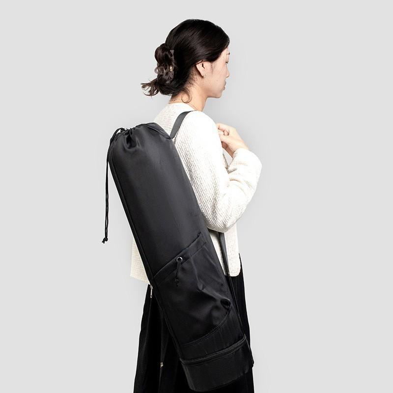 Yoga Mat Bag With Water Bottle Pocket And Bottom Wet Compartment, Multi-Functional Yoga Mat Carrier