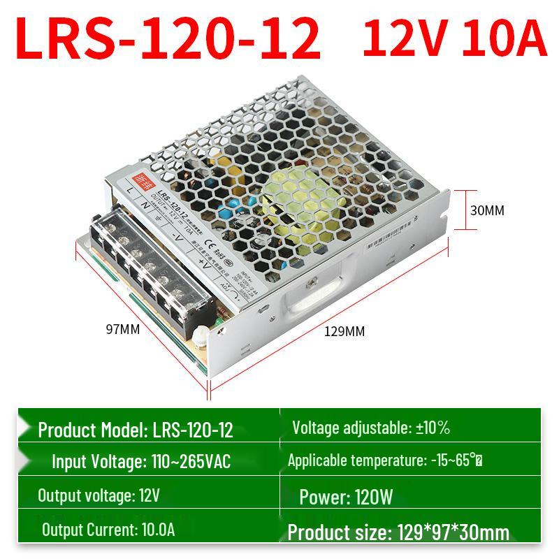 Ultra-Thin Silent LED Switching Power Supply 220V To 5V-48V, 35W-600W