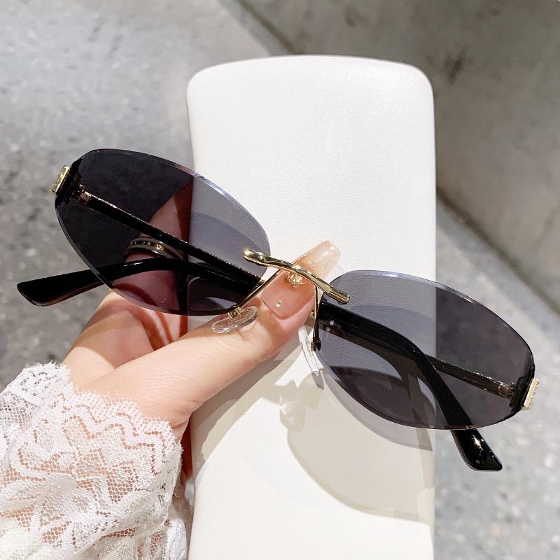 

Солнцезащитные очки JYL TS Без оправы Эллипс Металл Streetwear/90275 B-5202 алмаз