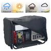 Black Waterproof 210D Oxford Generator Cover - Wind and Dustproof, Outdoor Protection in 3 Sizes