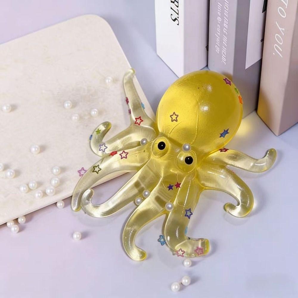 Simulation Sensory Fidget Ball Stretched Slow Rebound Toy Squishy Ocean Octopus For Students