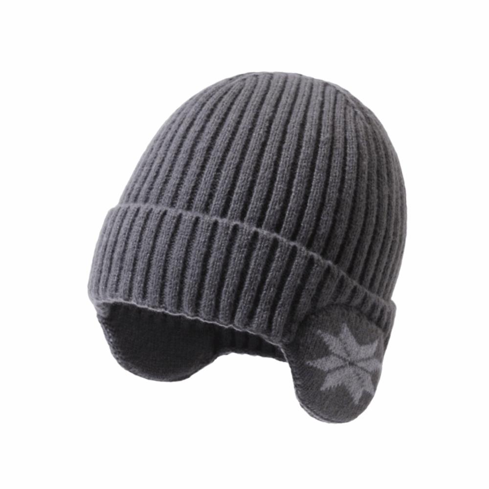 Thermal Winter Knitted Hat Windproof Ear Protection Hat Universal Fit Warm Knit Cap  Winter Cycling